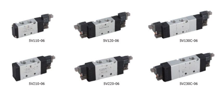 Válvulas Série 5V solenóides - Especificações