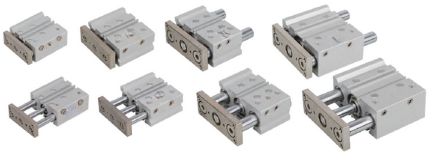 Cilindros Série MGP Compacto Haste Tripla